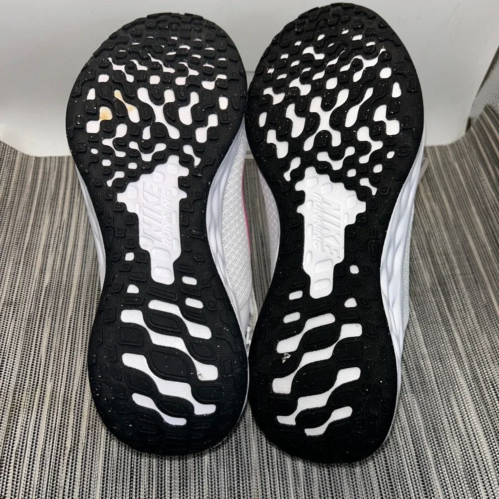 Nike Revolution 6 Next Nature Womens 5 White Pink Running Shoes DC8997-100